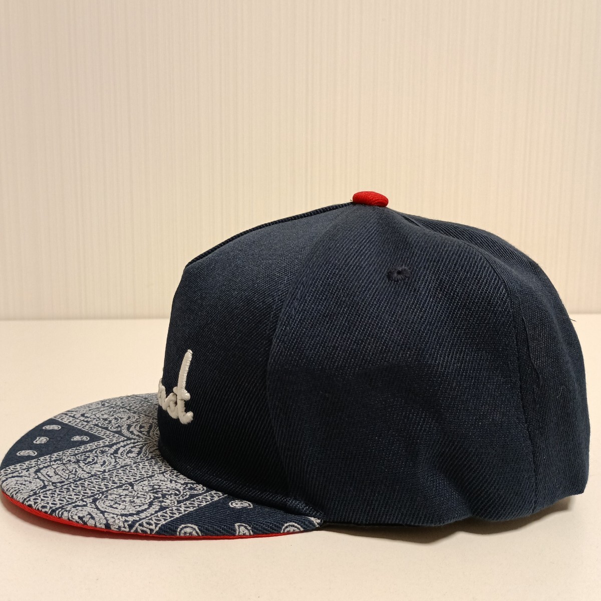 新品 キャップ 野球帽 帽子 ユニセックス メンズ レディース アメカジ ストリート フラットキャップ スナップバック バンダナ柄_画像3