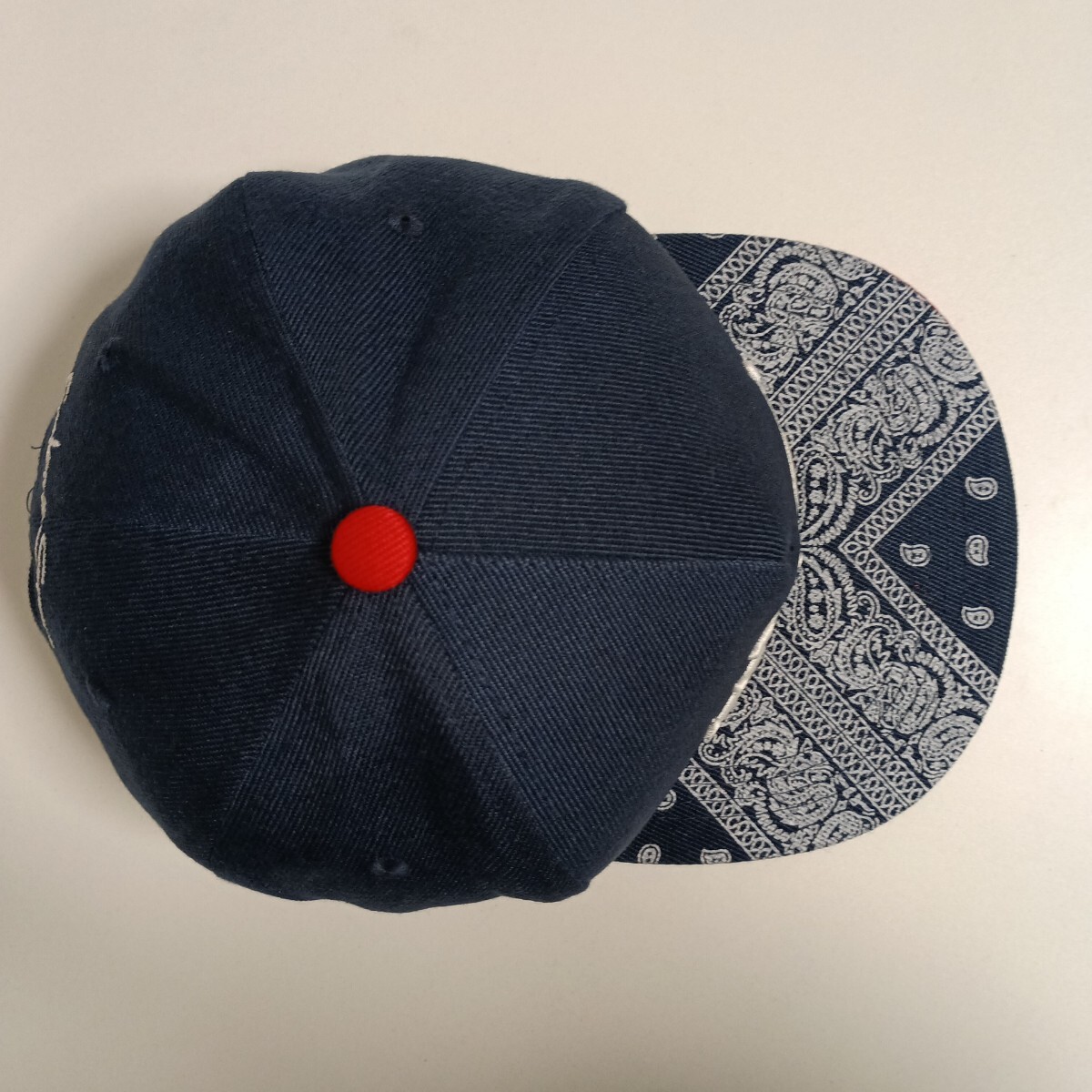 新品 キャップ 野球帽 帽子 ユニセックス メンズ レディース アメカジ ストリート フラットキャップ スナップバック バンダナ柄_画像5