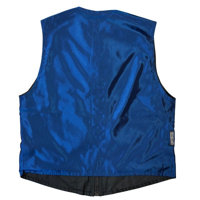 【特価!セール!】WINDPROOF 防風ベスト ADVANCED MENSWEAR E72303 ブルーー Lサイズ_画像3