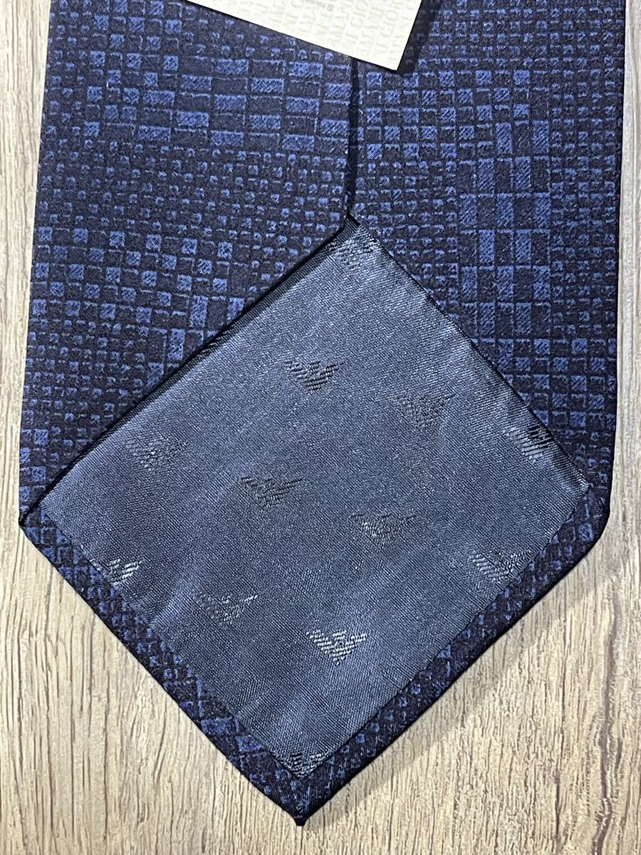  новый старый товар с биркой "EMPORIO ARMANI" Emporio Armani sheb long темно-синий бренд галстук 511018