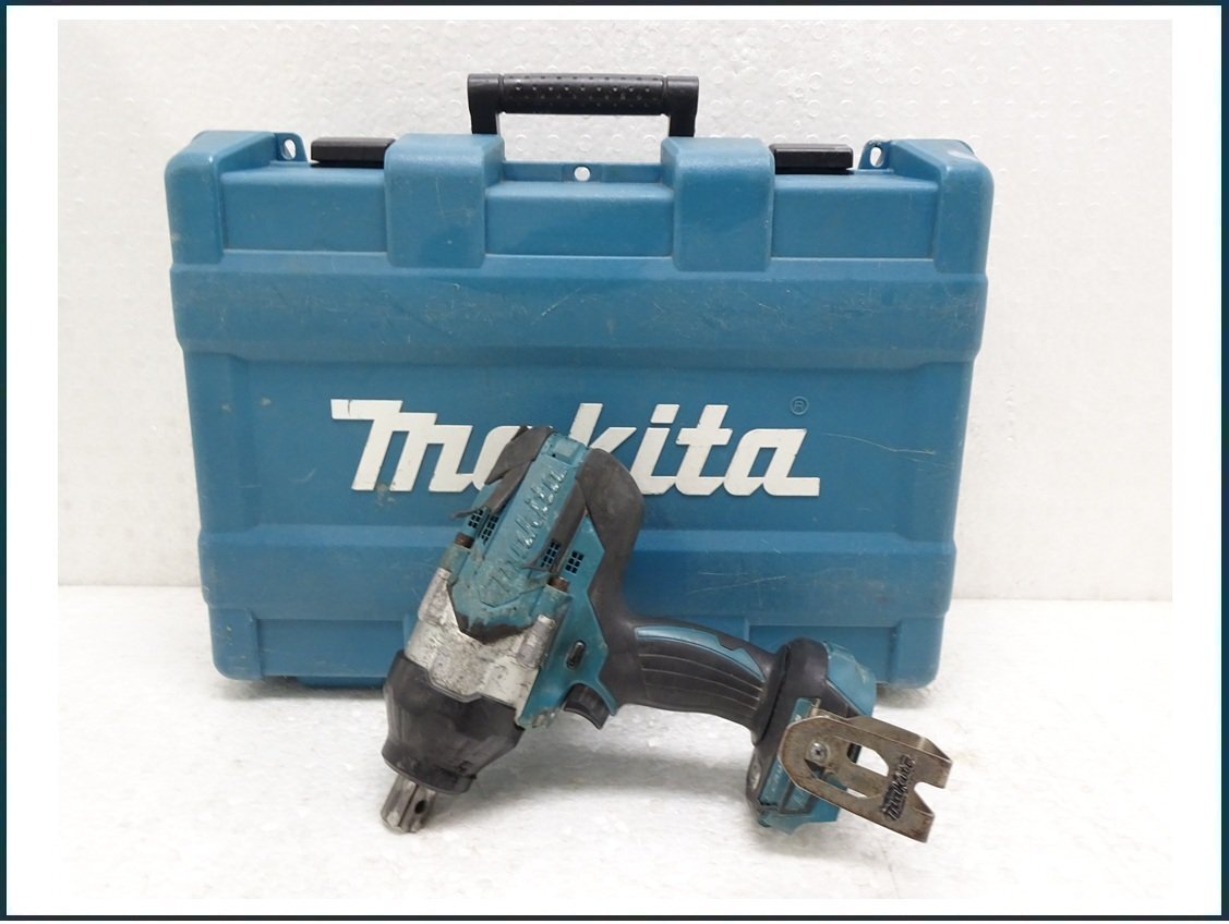 makita　マキタ　充電式インパクトレンチ　TW1001D　本体＋ケースのみ　動作OK　中古品　引取OK♪_画像1