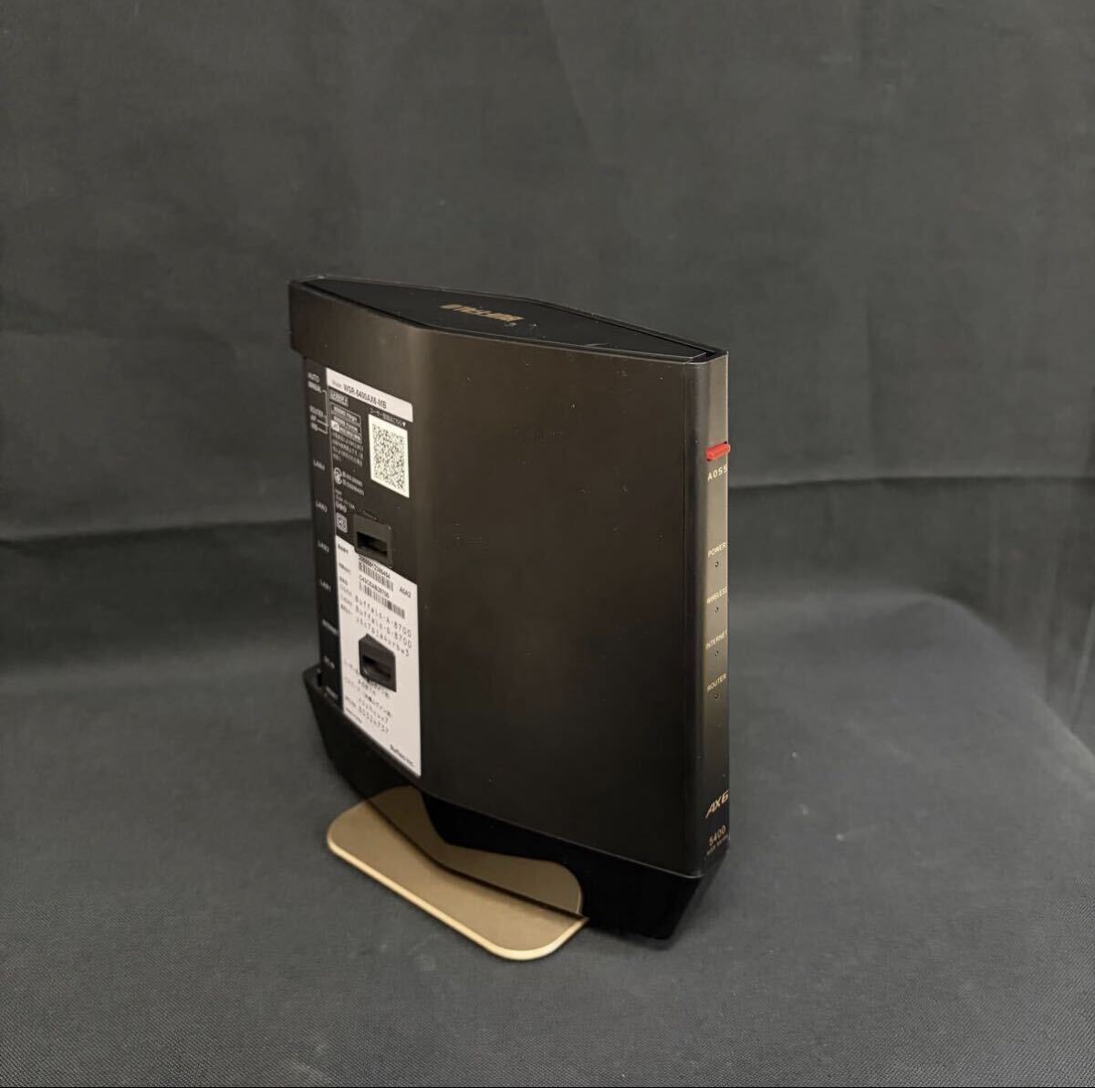 『11.13Z17』BUFFALO バッファローWi-Fiル-WSR-6000AX8-MB 4803+1147 Wi-Fi6対応11ax 無線LANルーター AirStation Wi-Fiルーター _画像3