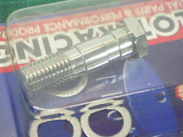 PLOT『BANJOボルト メッキ ダブル(SWAGE ヨウ) 10mm-1.25 ESS301M』★長期保管未使用品★【07290】_画像3