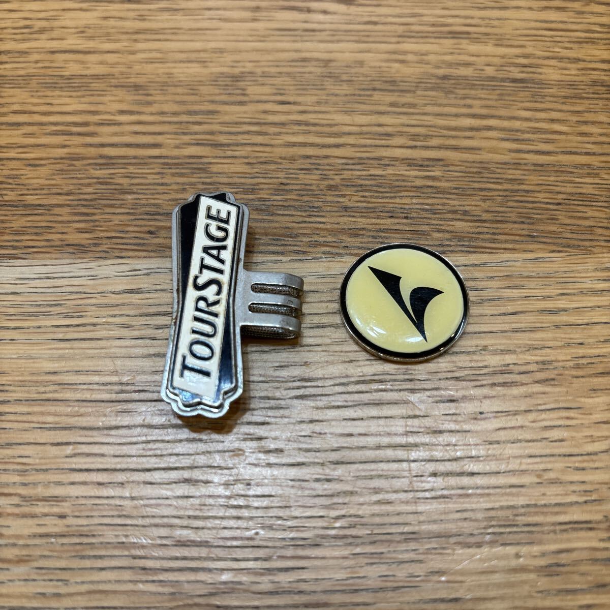 ブリヂストン　ツアーステージ　クリップマーカー　ブラック×ホワイト×シルバー　送料込_画像3