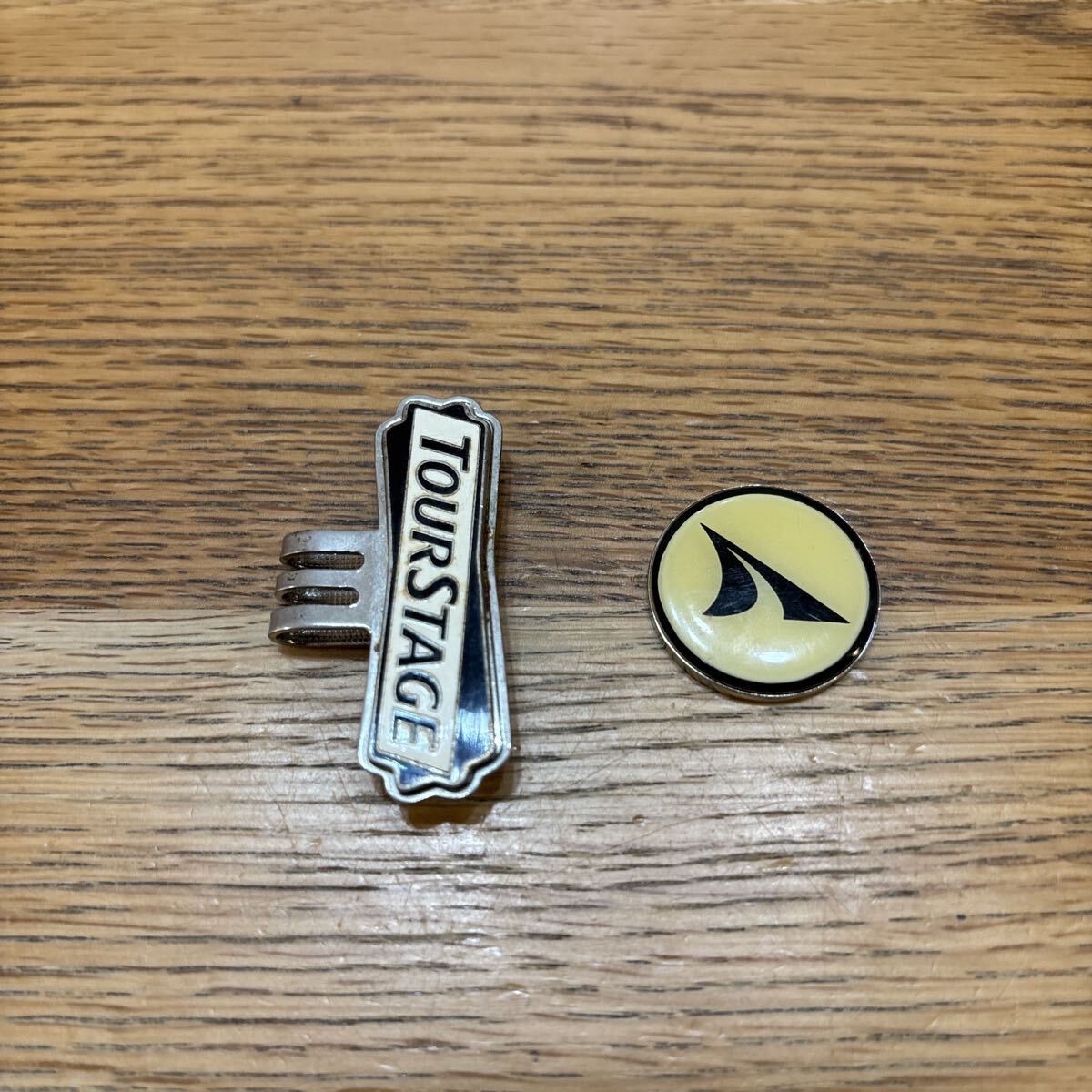 ブリヂストン　ツアーステージ　クリップマーカー　ブラック×ホワイト×シルバー　送料込_画像5