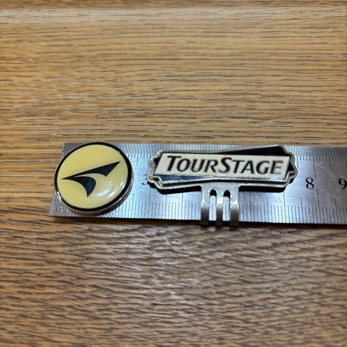 ブリヂストン　ツアーステージ　クリップマーカー　ブラック×ホワイト×シルバー　送料込_画像7