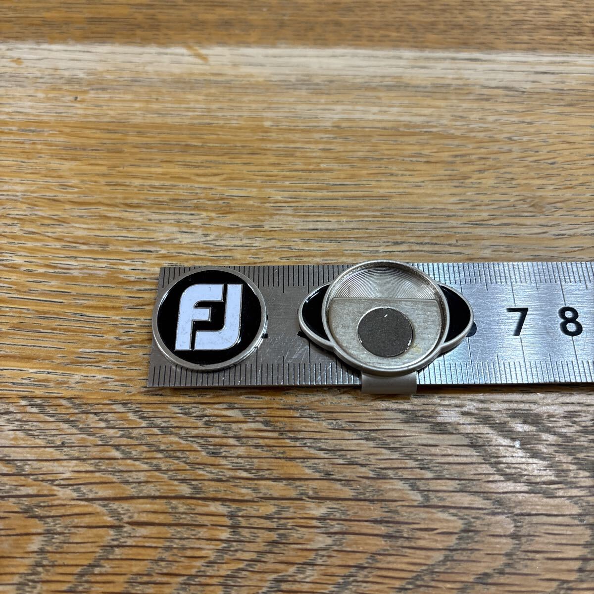 フットジョイ　ゴルフ　クリップマーカー　ブラック×ホワイト×シルバー　送料込_画像7