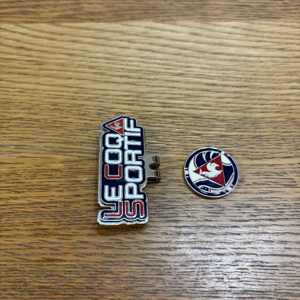 ルコック　スポルティフ　ゴルフ　クリップマーカー　トリコロールカラー×シルバー　送料込_画像5