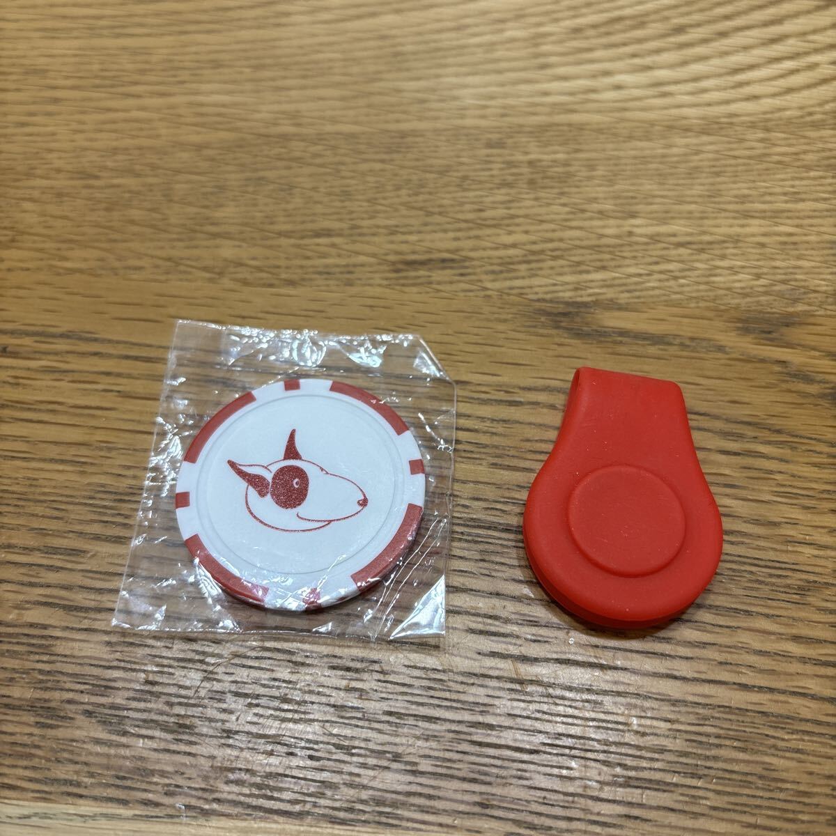 EPON エポン　ゴルフボールマーカーマーカー　レッド　未使用品　送料込 _画像1