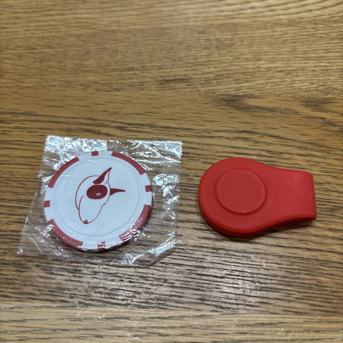 EPON エポン　ゴルフボールマーカーマーカー　レッド　未使用品　送料込 _画像2