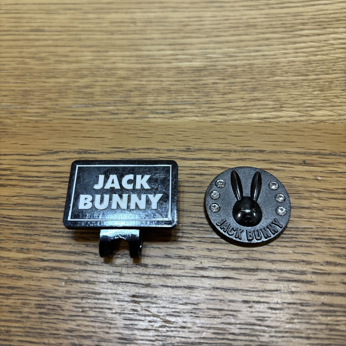 JB ジャックバニー　ゴルフ クリップマーカー　ガンメタリックカラー　送料込_画像2