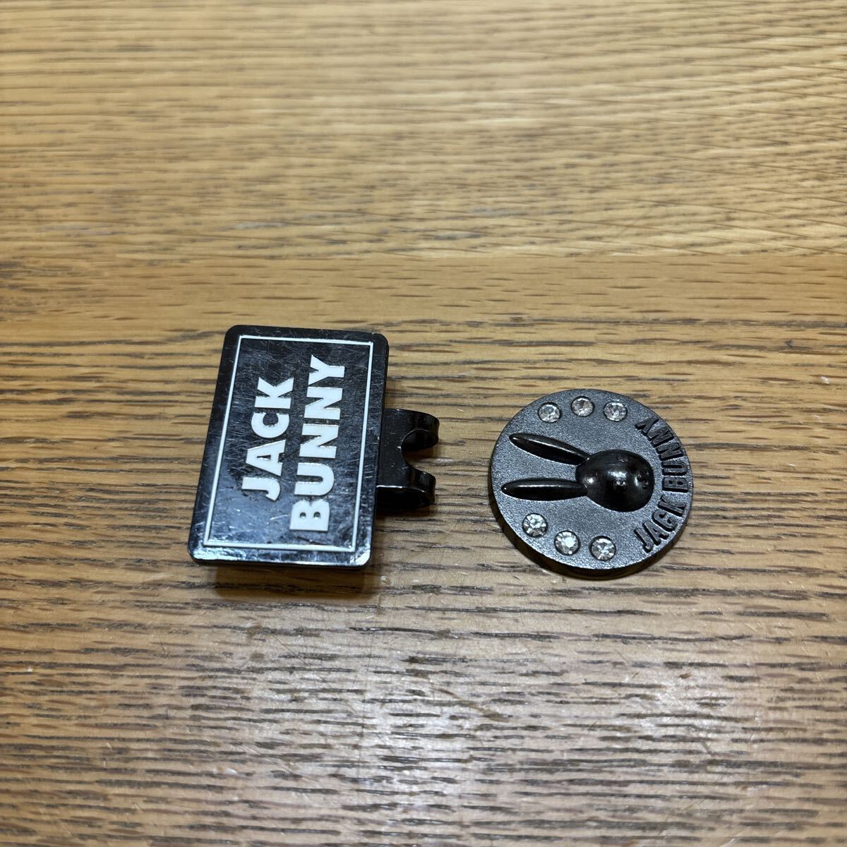 JB ジャックバニー　ゴルフ クリップマーカー　ガンメタリックカラー　送料込_画像5