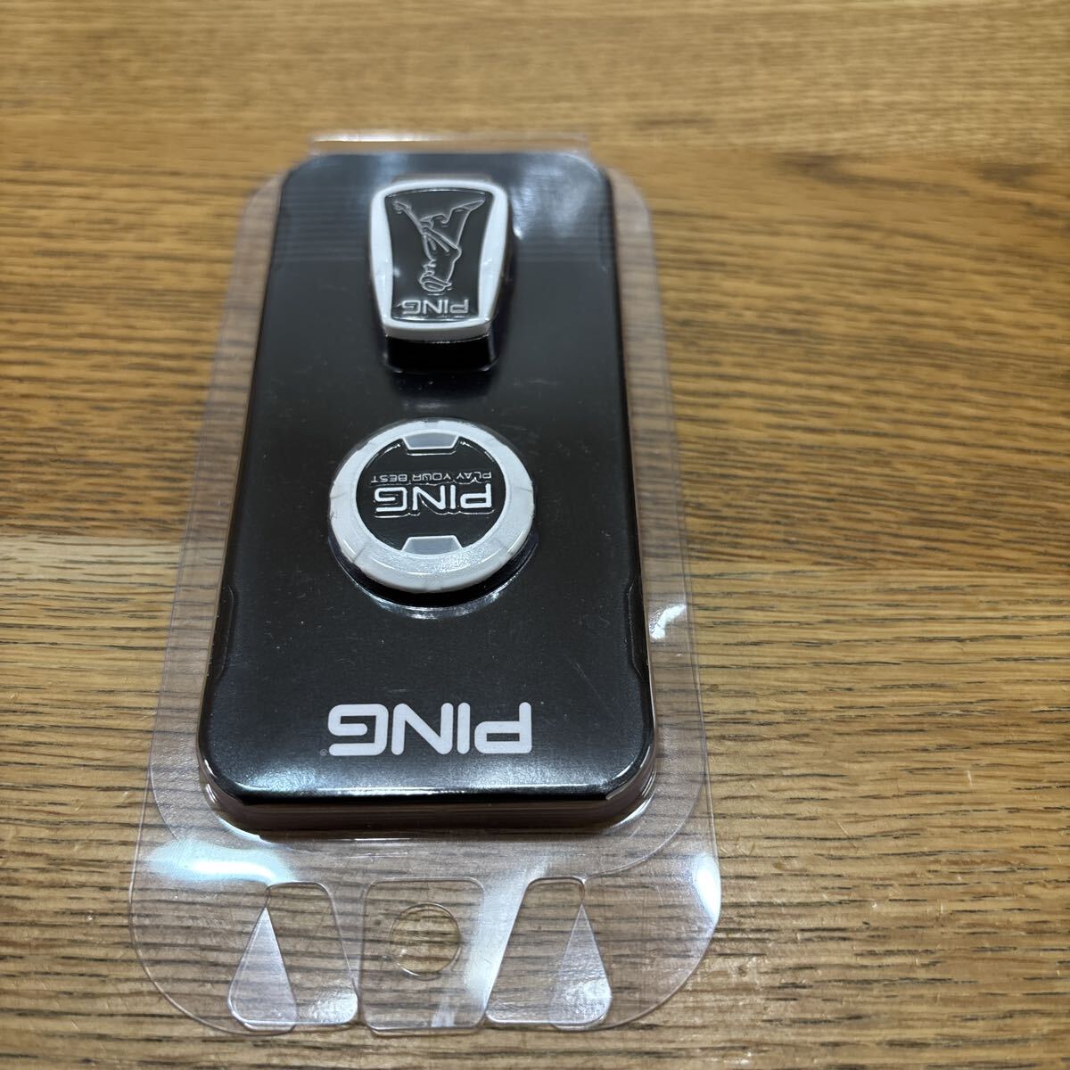 Ping ゴルフ　クリップマーカー　ホワイト×ブラック×シルバー　未使用品　送料込_画像3