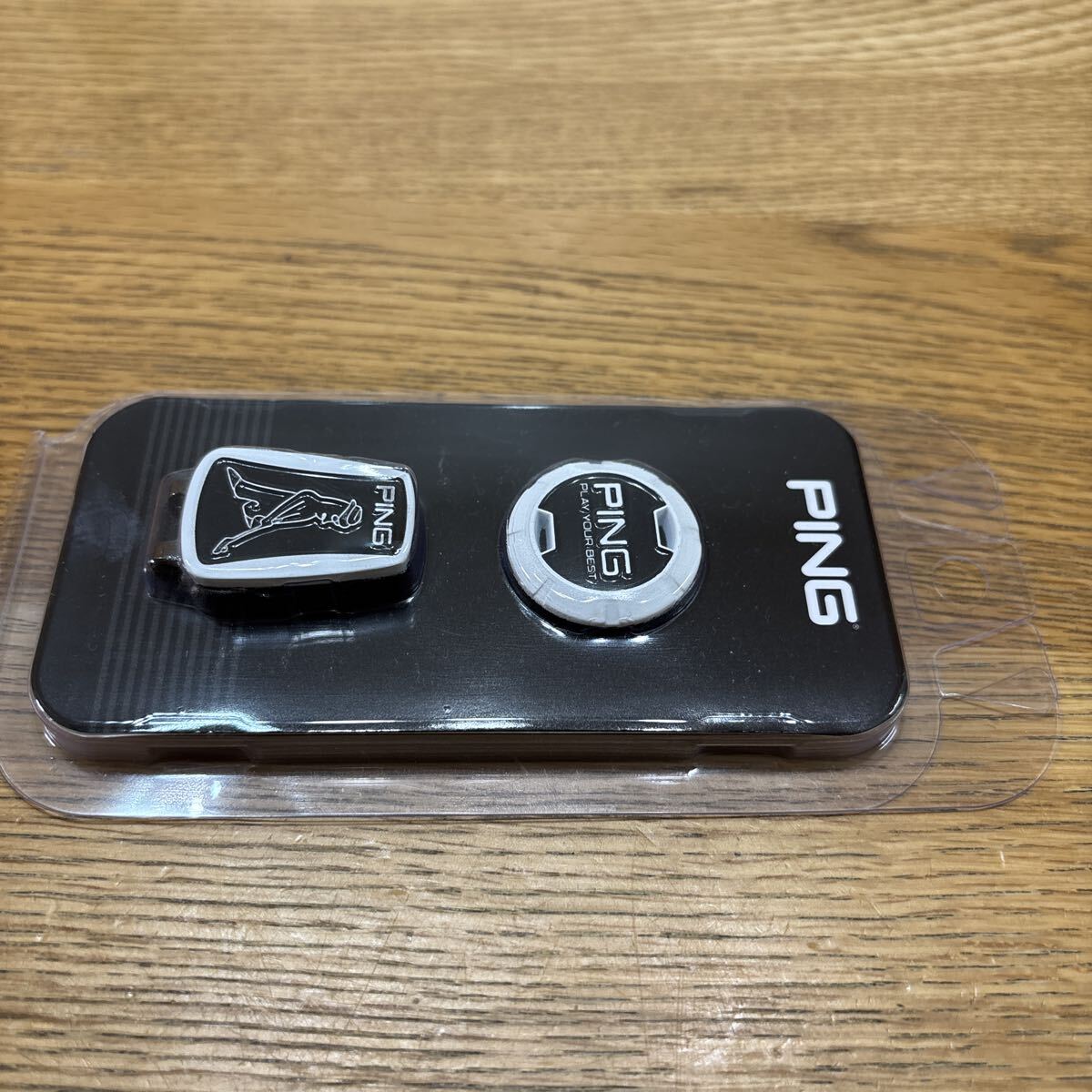 Ping ゴルフ　クリップマーカー　ホワイト×ブラック×シルバー　未使用品　送料込_画像4