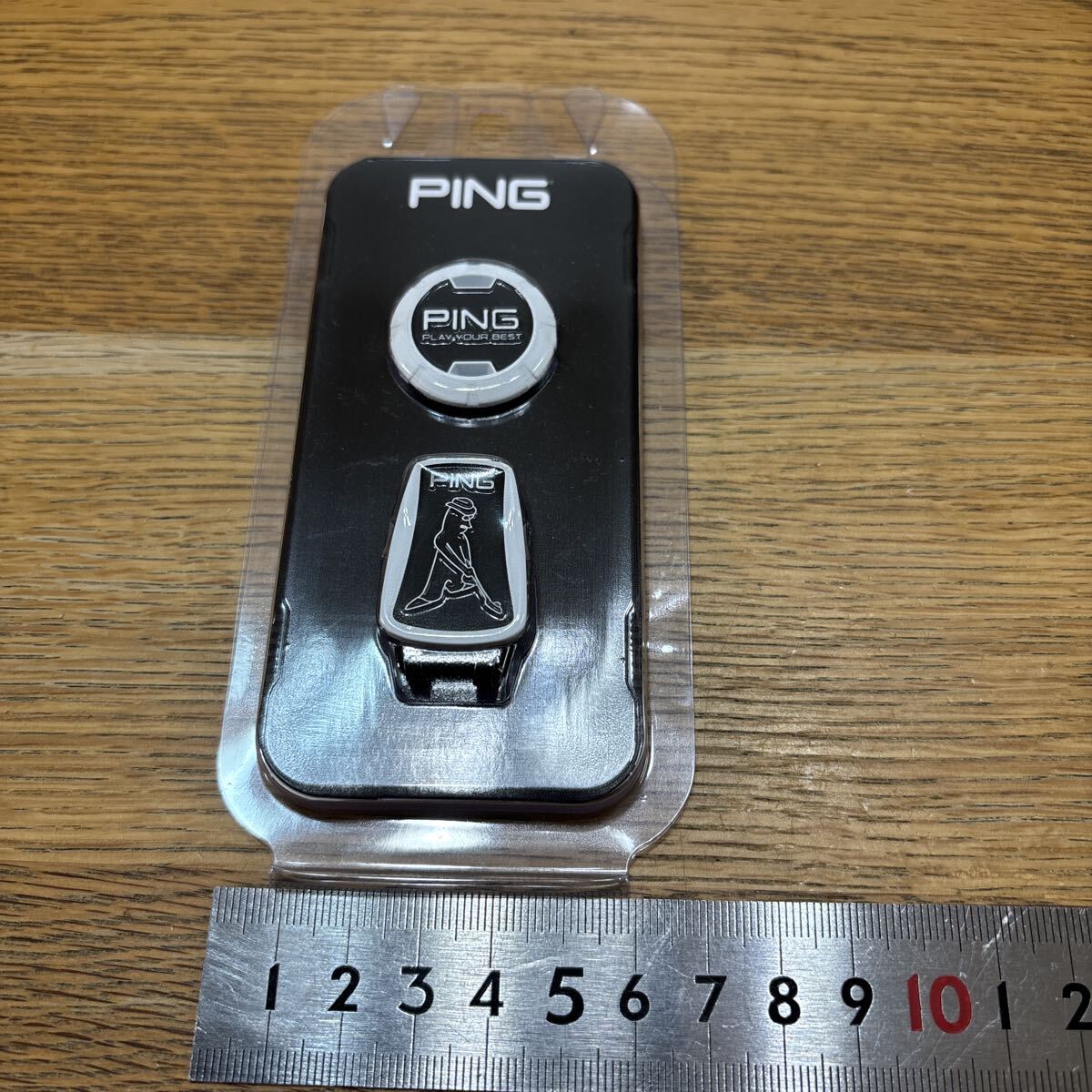 Ping ゴルフ　クリップマーカー　ホワイト×ブラック×シルバー　未使用品　送料込_画像6