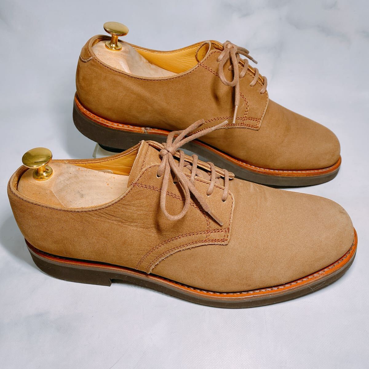 【早い者勝ち】【スピード発送】 REGAL リーガル プレーントゥ スエード ブラウン_画像4