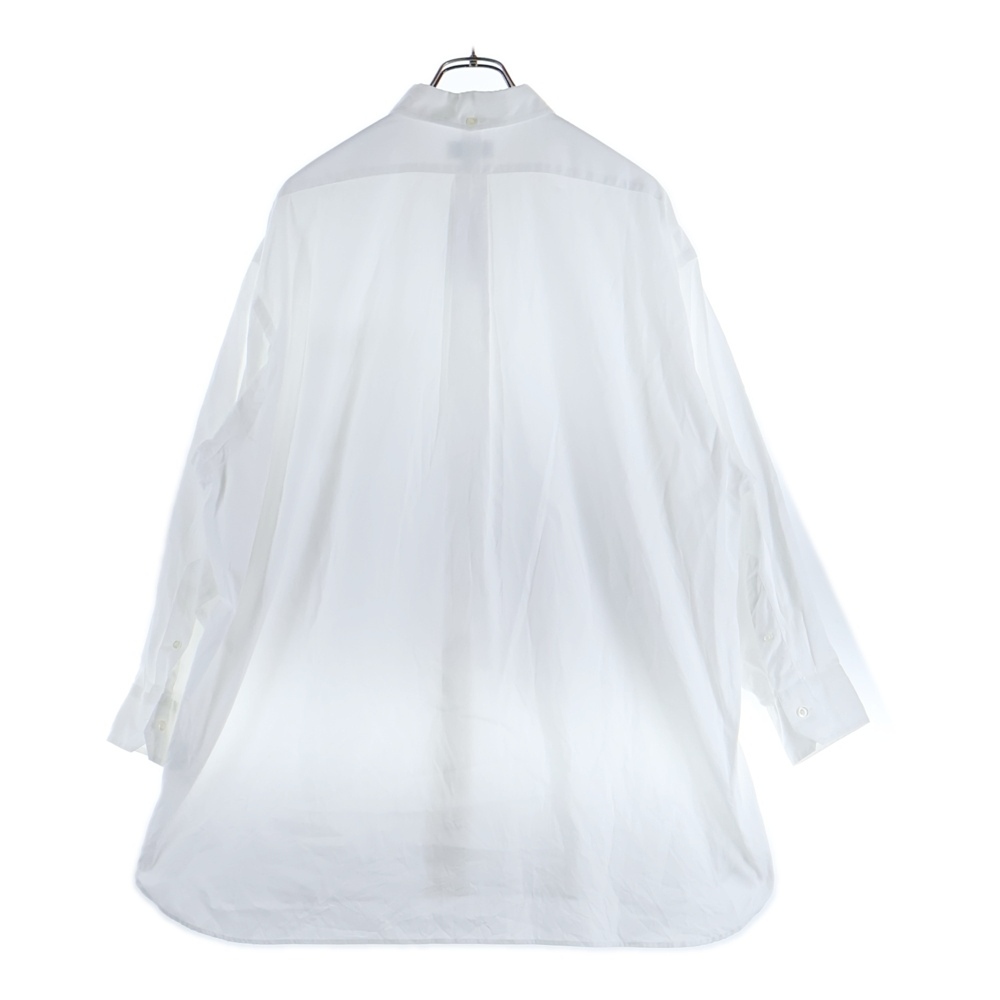HYKE (ハイク) 24SS オーバーサイズコットン長袖シャツ ホワイト 241-15209 008_画像2