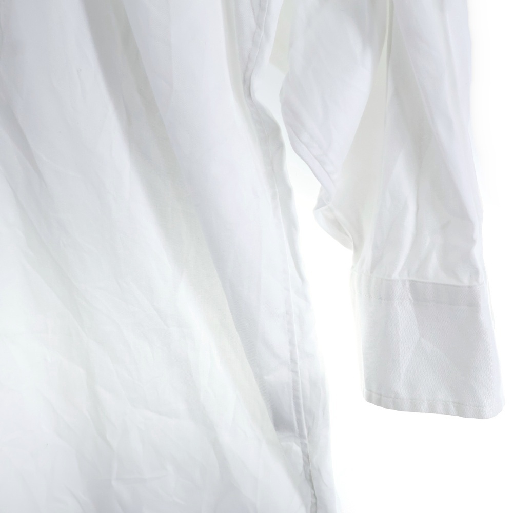 HYKE (ハイク) 24SS オーバーサイズコットン長袖シャツ ホワイト 241-15209 008_画像4