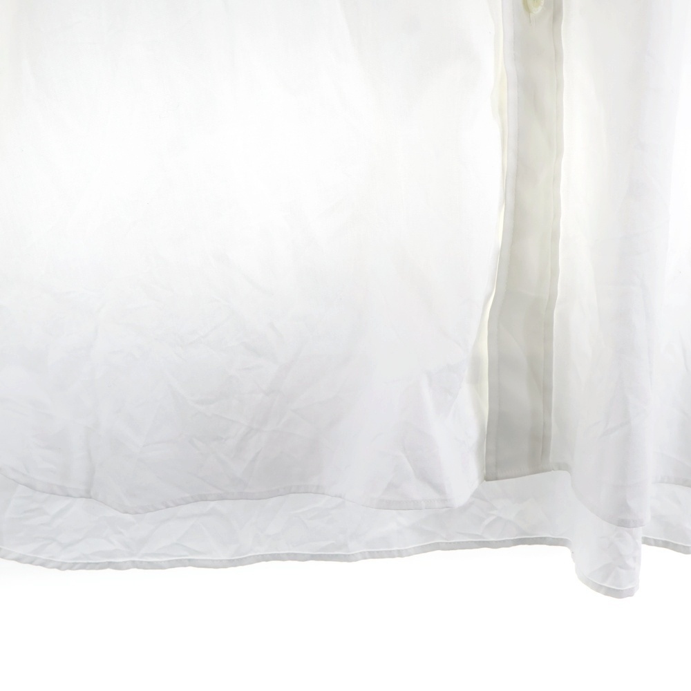 HYKE (ハイク) 24SS オーバーサイズコットン長袖シャツ ホワイト 241-15209 008_画像5