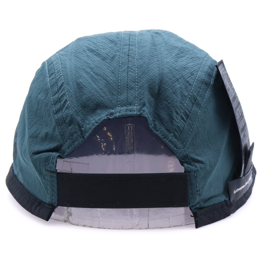 Y-3 ワイスリー 19SS LOGO REVERSE CAP UNISEX ナイロン キャンプキャップ グリーン_画像2