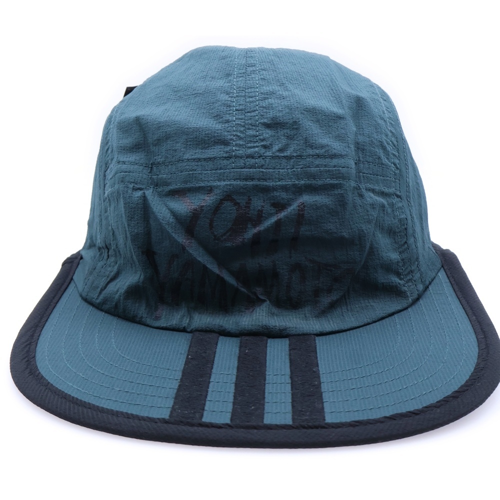 Y-3 ワイスリー 19SS LOGO REVERSE CAP UNISEX ナイロン キャンプキャップ グリーン_画像4