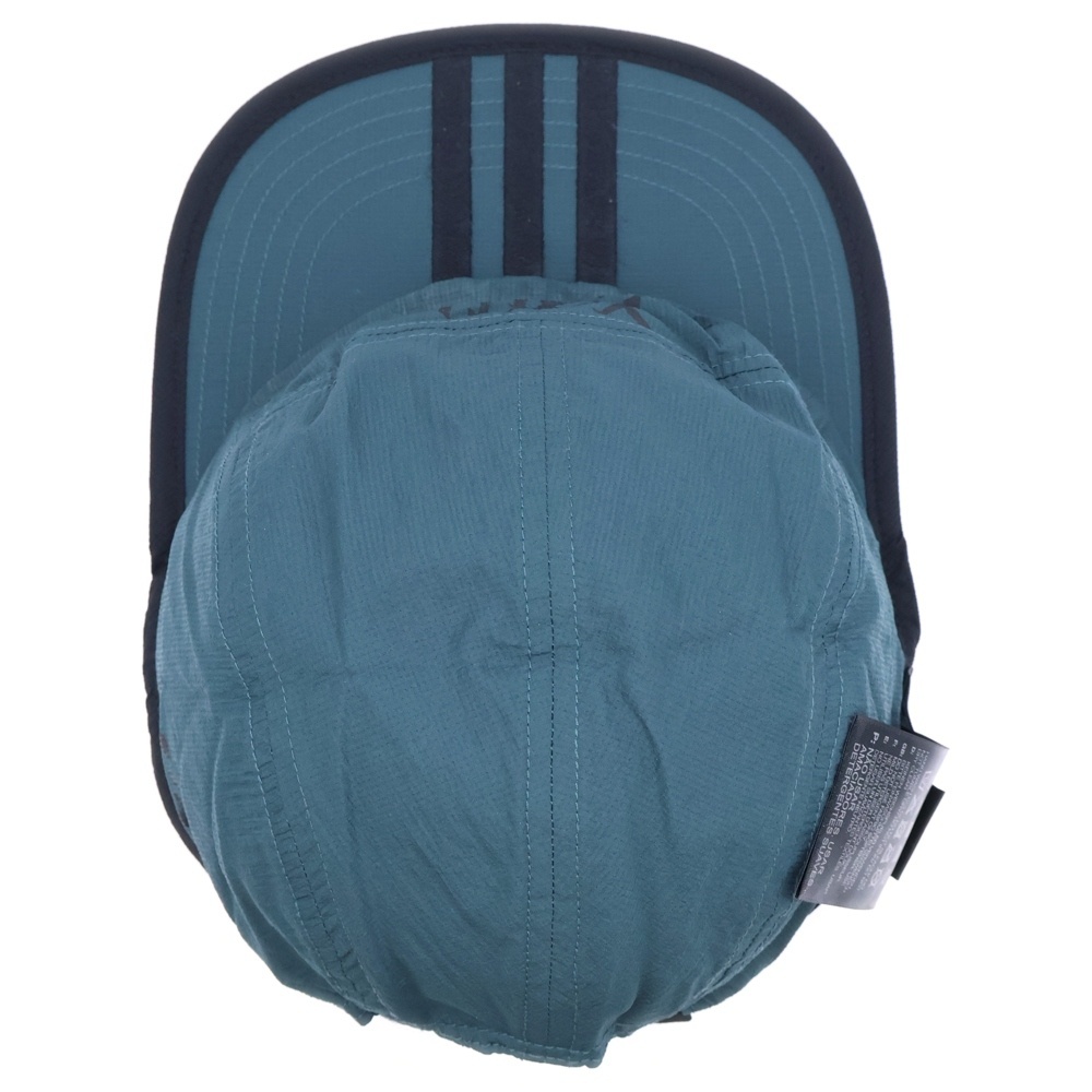 Y-3 ワイスリー 19SS LOGO REVERSE CAP UNISEX ナイロン キャンプキャップ グリーン_画像6