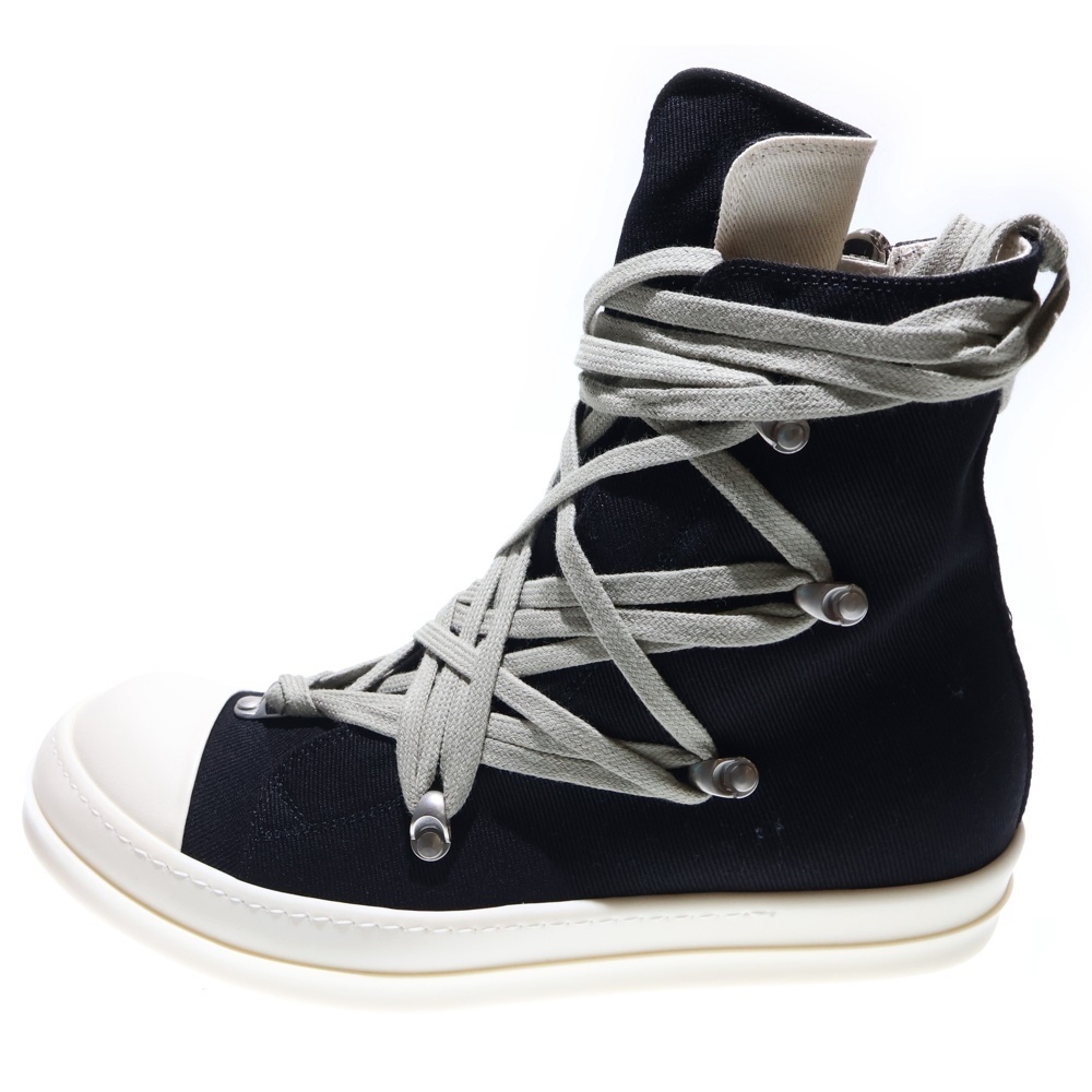 DRKSHDW ダークシャドウ 25AW MEGALACE SNEAKS メガレース ハイカットスニーカー ブラック/ホワイト DU02E7809_画像1