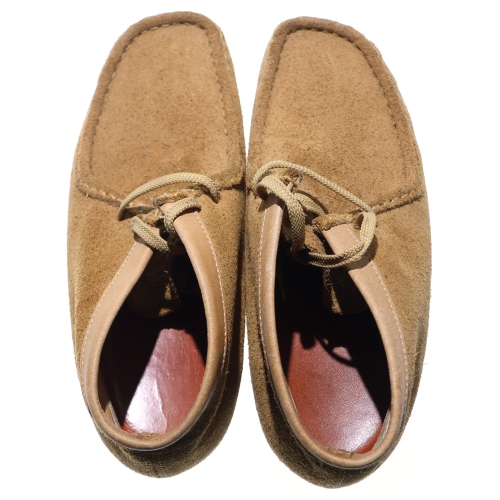 Clarks クラークス WALLABEE ワラビー スウェードブーツ ベージュ_画像4