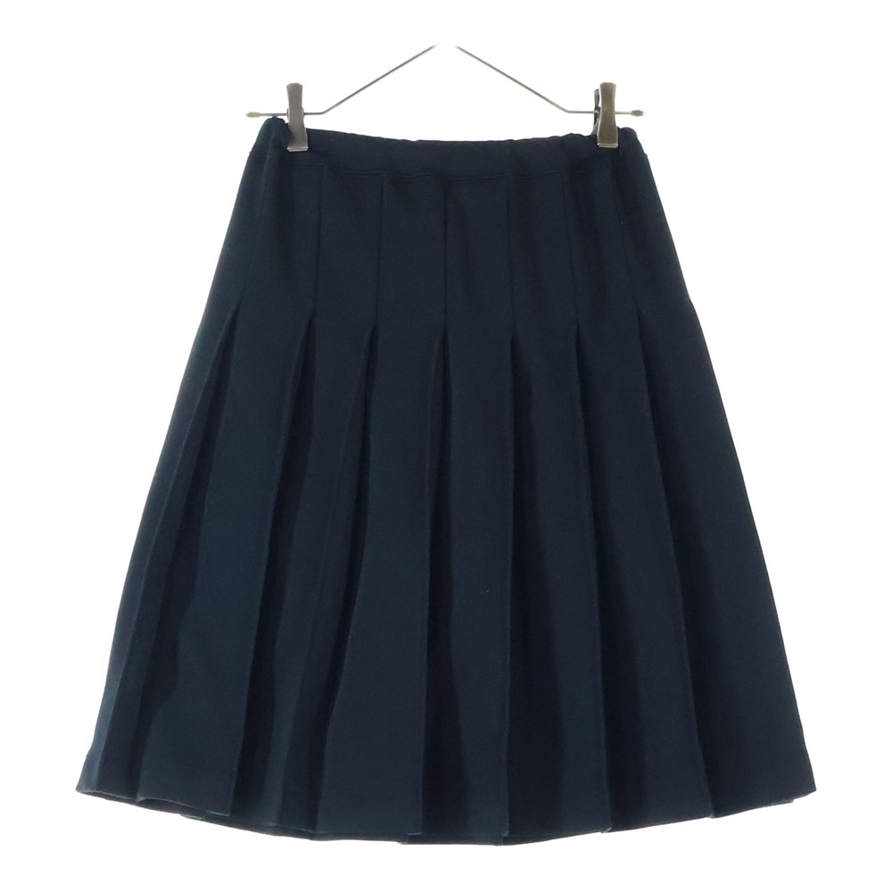 COMME des GARCONS コムデギャルソン 19SS スウェット ジャージー プリーツ ミディアム スカート ブラック レディース OI-T012_画像2