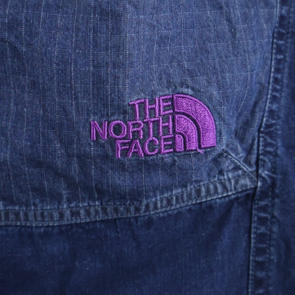 THE NORTH FACE ザノースフェイス 21SS ×PALACE パレス リップストップ マウンテン ウィンドパンツ インディゴ NT5107N_画像5