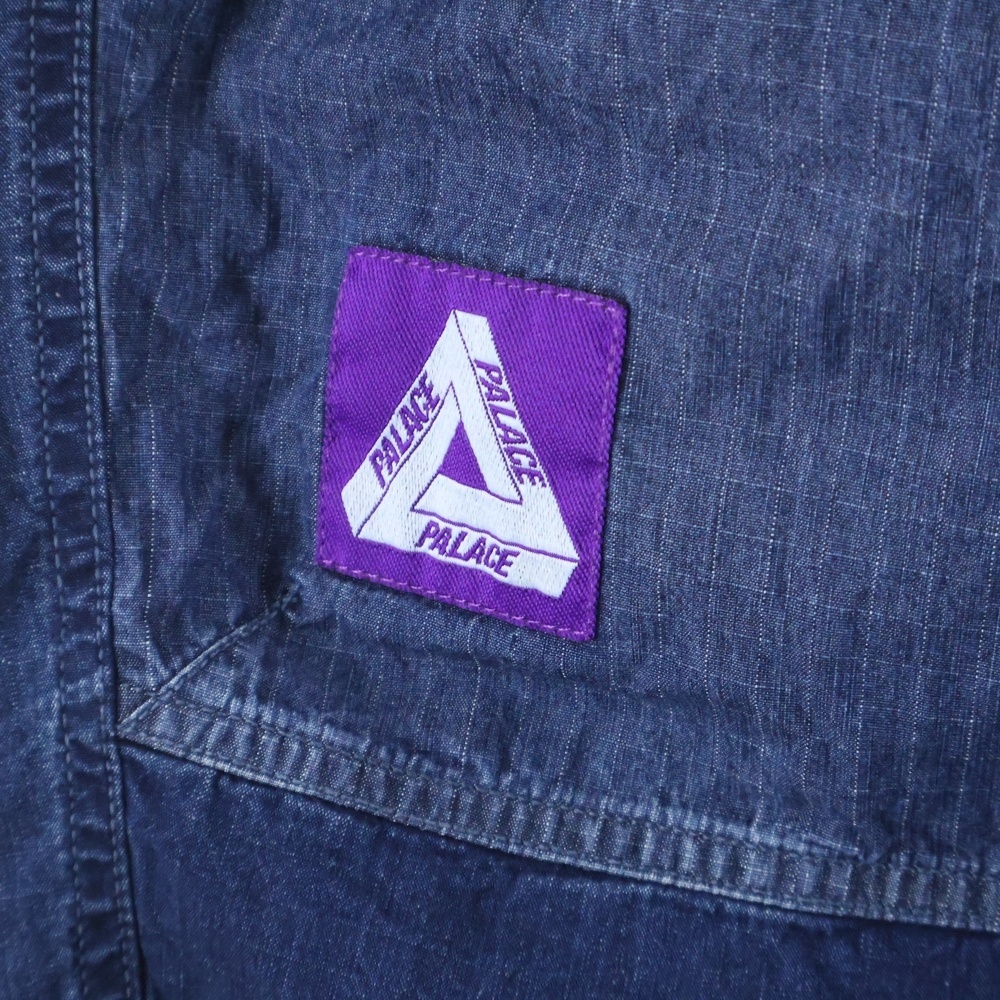 THE NORTH FACE ザノースフェイス 21SS ×PALACE パレス リップストップ マウンテン ウィンドパンツ インディゴ NT5107N_画像6