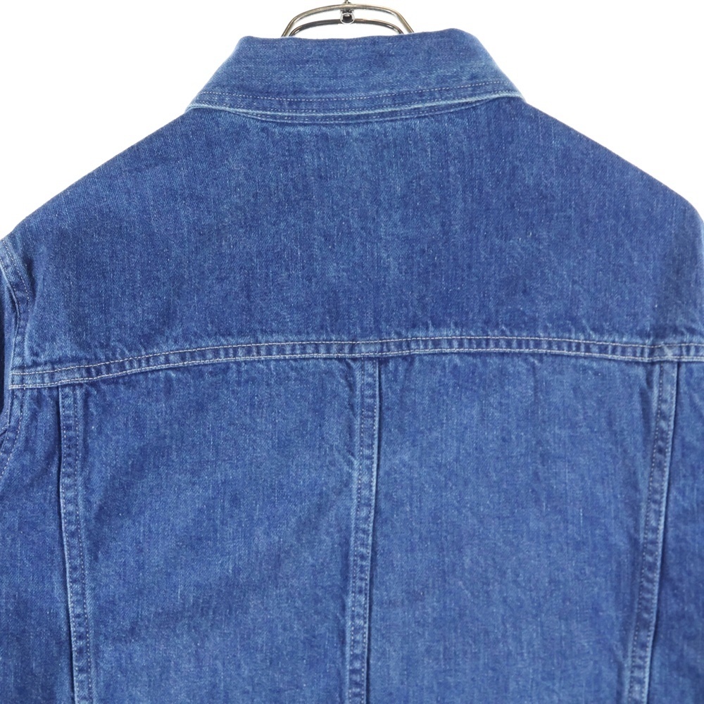 AURALEE (オーラリー) 23SS SELVEDGE LIGHT DENIM BLOUSON セルビッジ ライトデニム トラッカージャケット ブルゾン インディゴ A22AB03SD_画像4