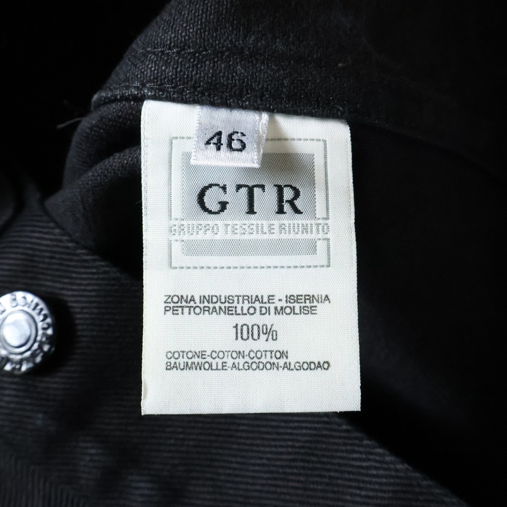 HELMUT LANG ヘルムートラング 90s UNION JACK RUBBER PAINTED DENIM VEST ユニオン ジャック ラバーペイント デニム ベスト ブラック_画像8