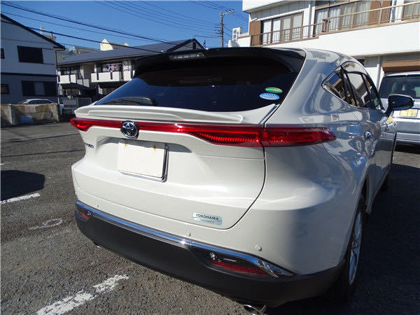 商品製造工場紹介動画付 トヨタハリアー80系　MXU80　MXU85系 リア スポイラー ミドル スポイラー　純正パール　070　塗装済貼り付け装着_画像8