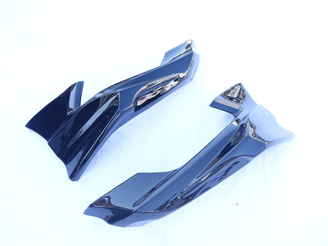 商品製造工場紹介動画付き ホンダ ジェイドＪＡＤＥ ＦＲ４・ＦＲ5系 オプションタイプ フロントアンダーエアロ 左右 光沢黒塗装済み_画像7