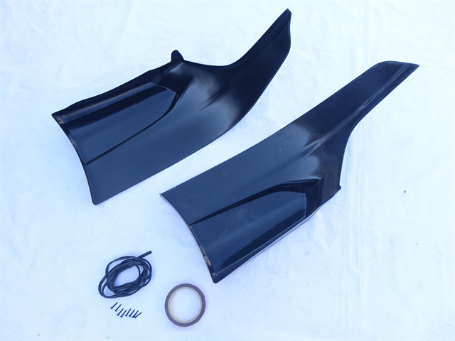 商品製造工場紹介動画付き ホンダ ジェイドＪＡＤＥ ＦＲ４・ＦＲ5系 オプションタイプ リア アンダー エアロ 左右 光沢 黒 塗装済み_画像8