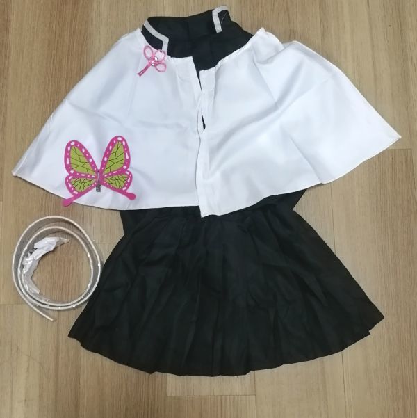 ★送料無料★ 栗花落カナヲ 鬼滅の刃 150サイズ コスプレ 子供用サイズクリスマス プレゼントコスプレ衣装 つゆりかなを_画像5