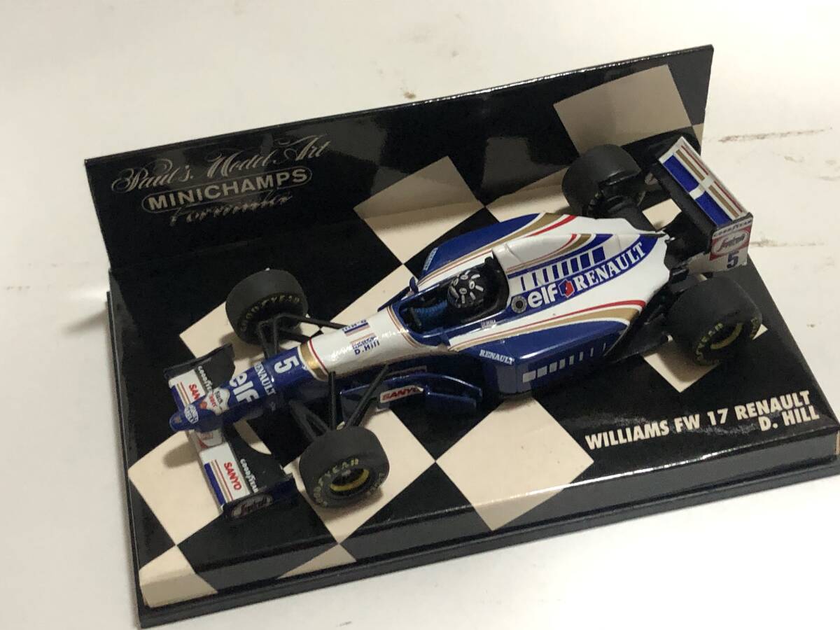 ミニチャンプス PMA 1/43 ウイリアムズ 4台セット FW16 FW17 FW18 FW19 D.ヒル J.ビルヌーブ_画像4