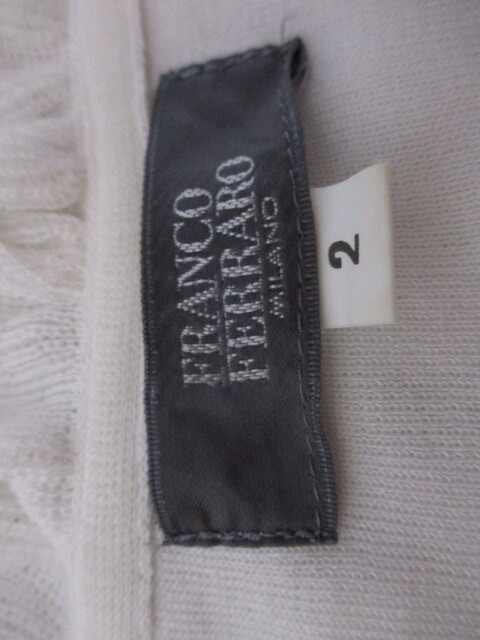 FRANCO　FERRARO　白フリルニット★ボレロ_画像7