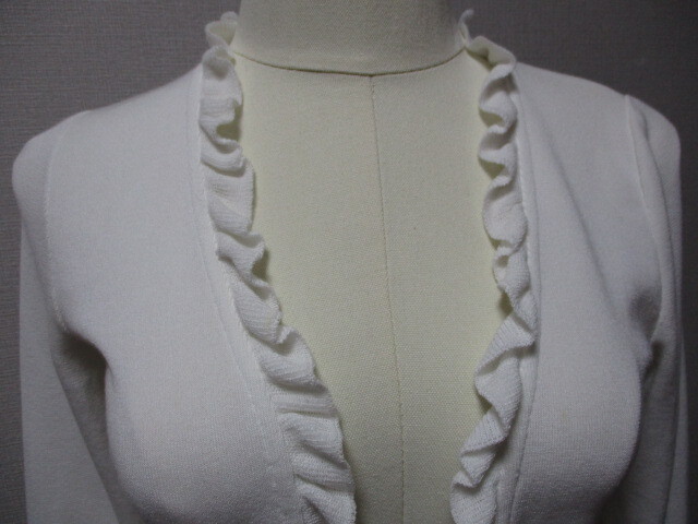 FRANCO　FERRARO　白フリルニット★ボレロ_画像6