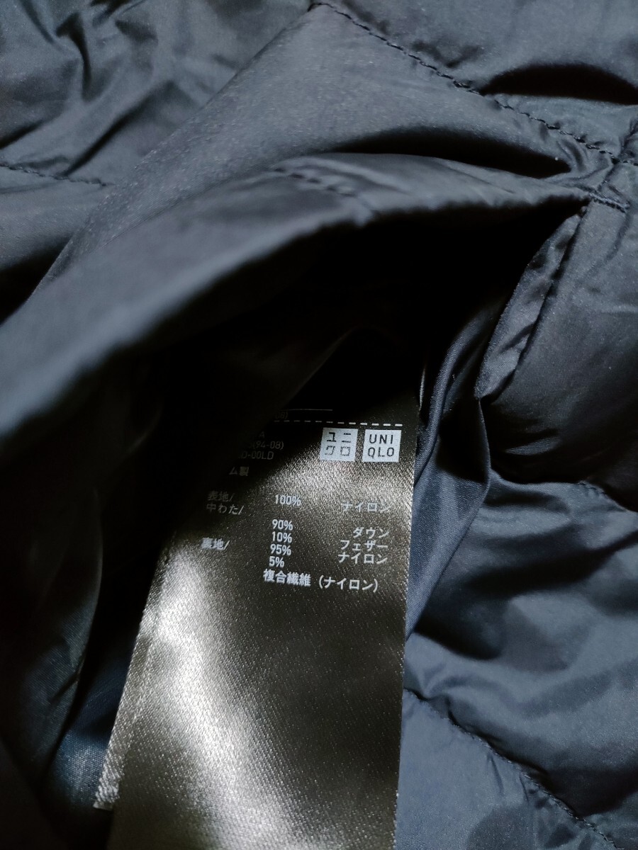 サイズ：M　美品　 ユニクロ UNIQLO ウルトラライトダウンベスト 紺_画像4