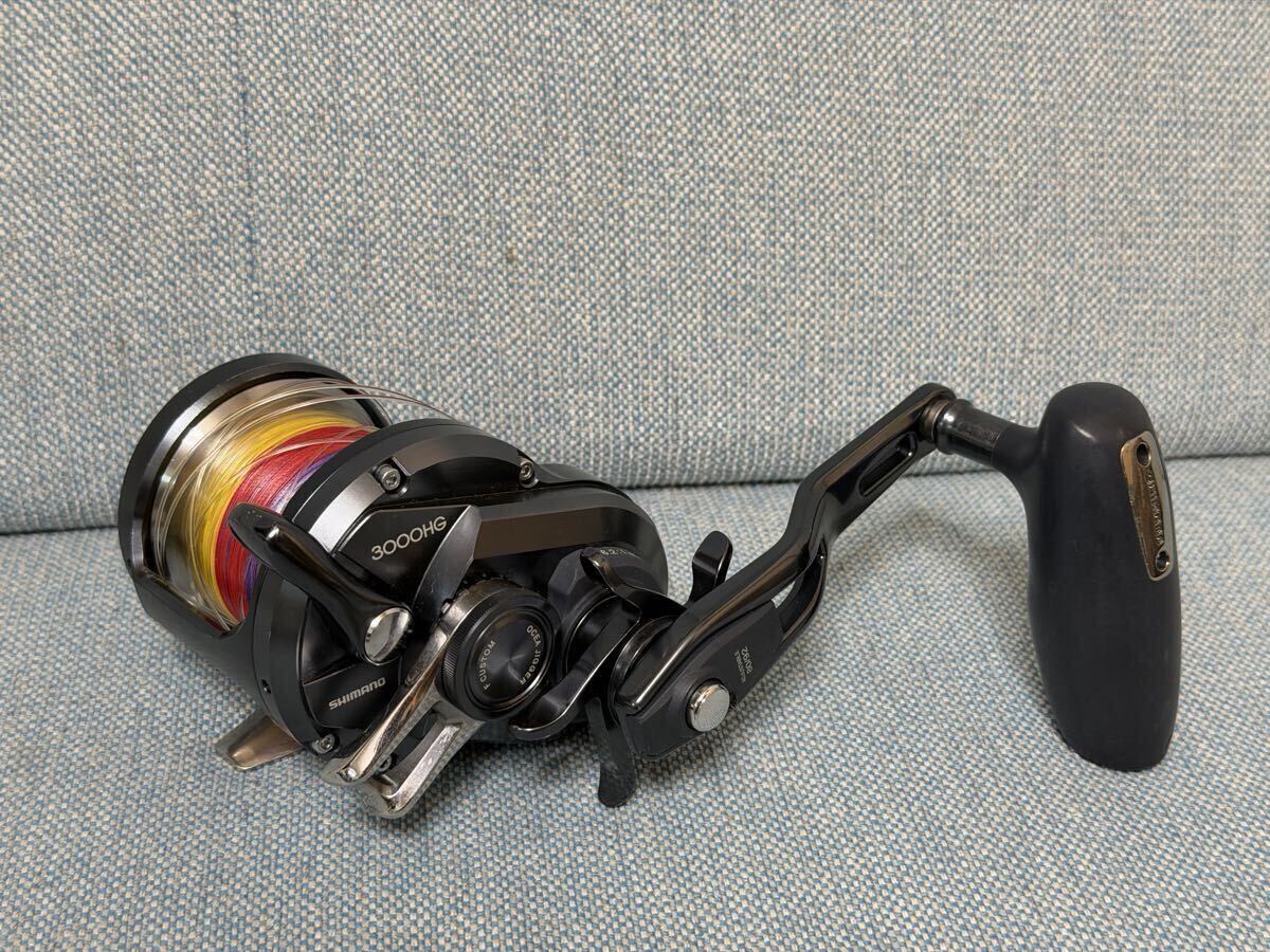 OCEA JIGGER オシアジガー　3000HG F Custom エフ カスタム SHIMANO シマノ ベイトリール 右巻き 右ハンドル_画像1