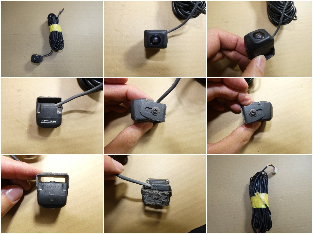 B4575 イ B ECLIPSE イクリプス バックカメラ リアカメラ フロントカメラ 前 後ろ camera セット_画像2