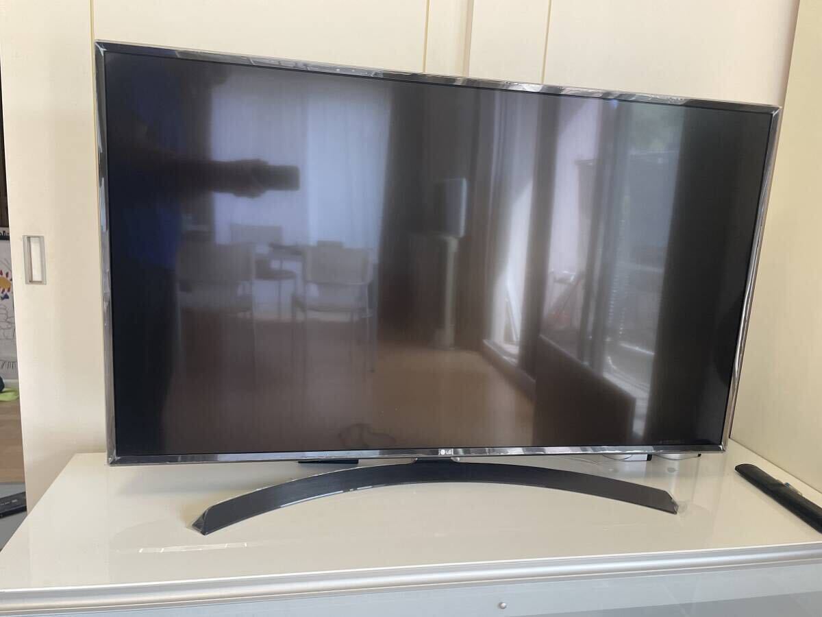LG製 49V型 4Ｋ対応液晶テレビ ☆ 49UJ630A ☆ 2017年製　LG Electronics Japan ◎引取希望（名古屋市）◎近隣配達可_画像2