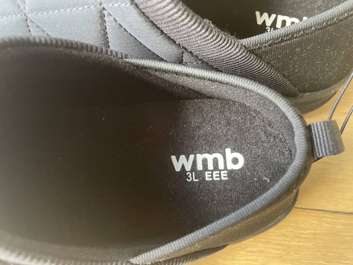 【送料無料】未使用♪ブラック 3L(27.5cm〜28.0cm) トレッドモックeco◆高撥水◆かかとが踏める2WAY仕様_画像4