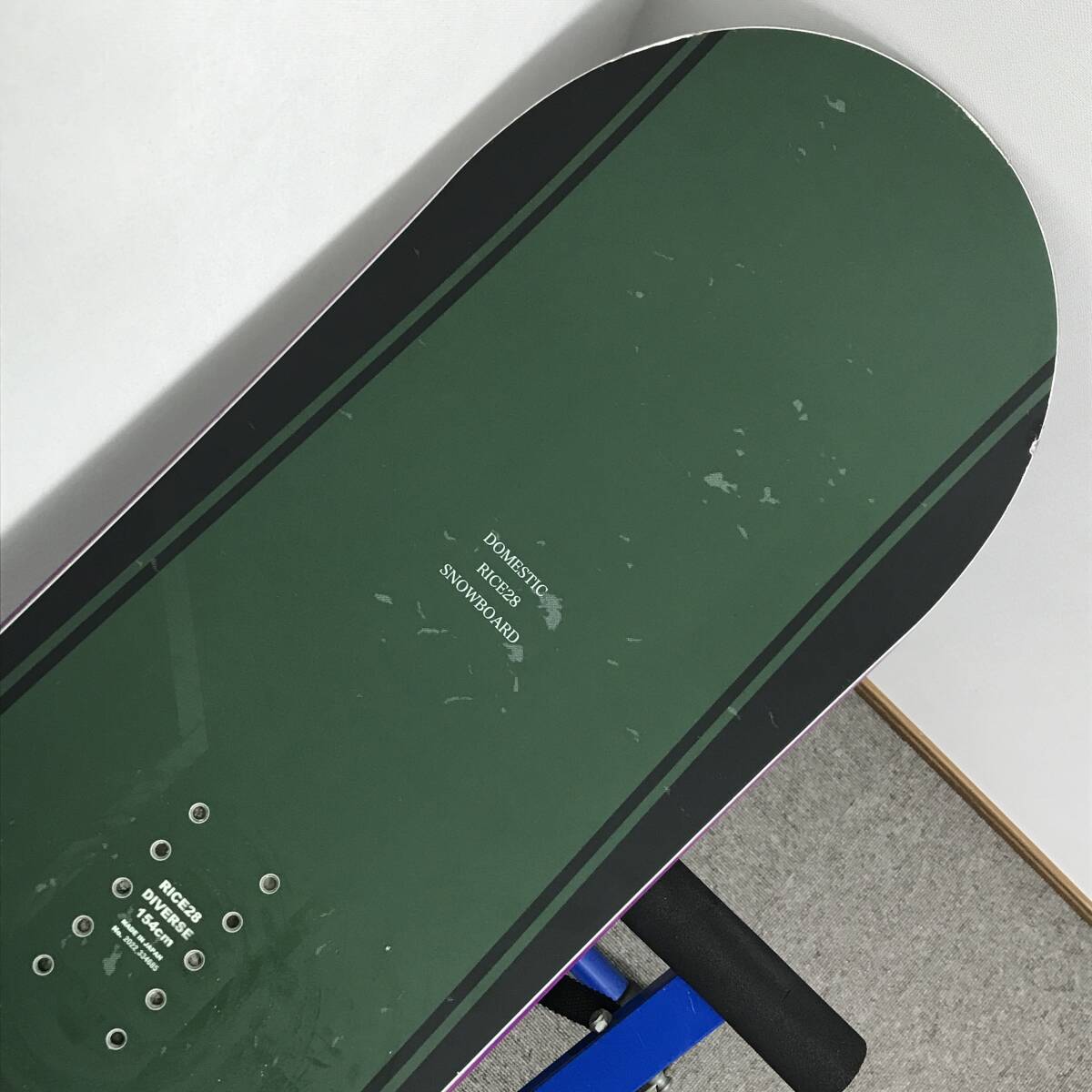 2023年モデル◆RICE28 DIVERSE 154cm ハイブリッドキャンバー ディバース グラトリ ラントリ RICE 28 国産 ライス レア 希少 _画像3