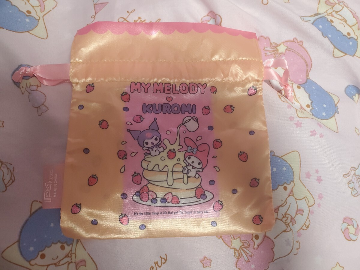 サンリオ　マイメロディ　クロミ　ミニ巾着_画像1