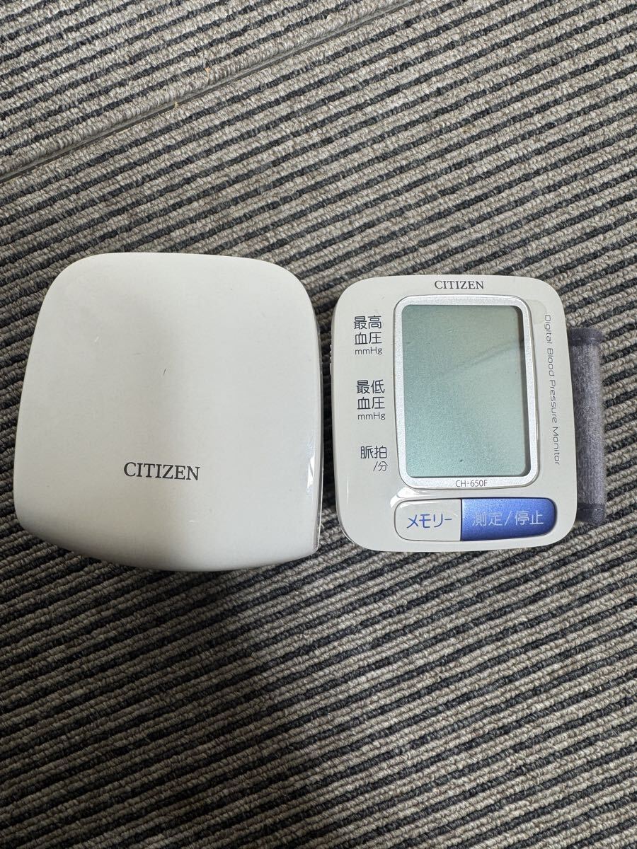 CITIZEN* запястье тип тонометр *CH-650F/ мобильный тонометр / простой измерение / автоматика измерение тонометр / белый / Citizen электризация 0 рабочее состояние подтверждено текущее состояние товар 