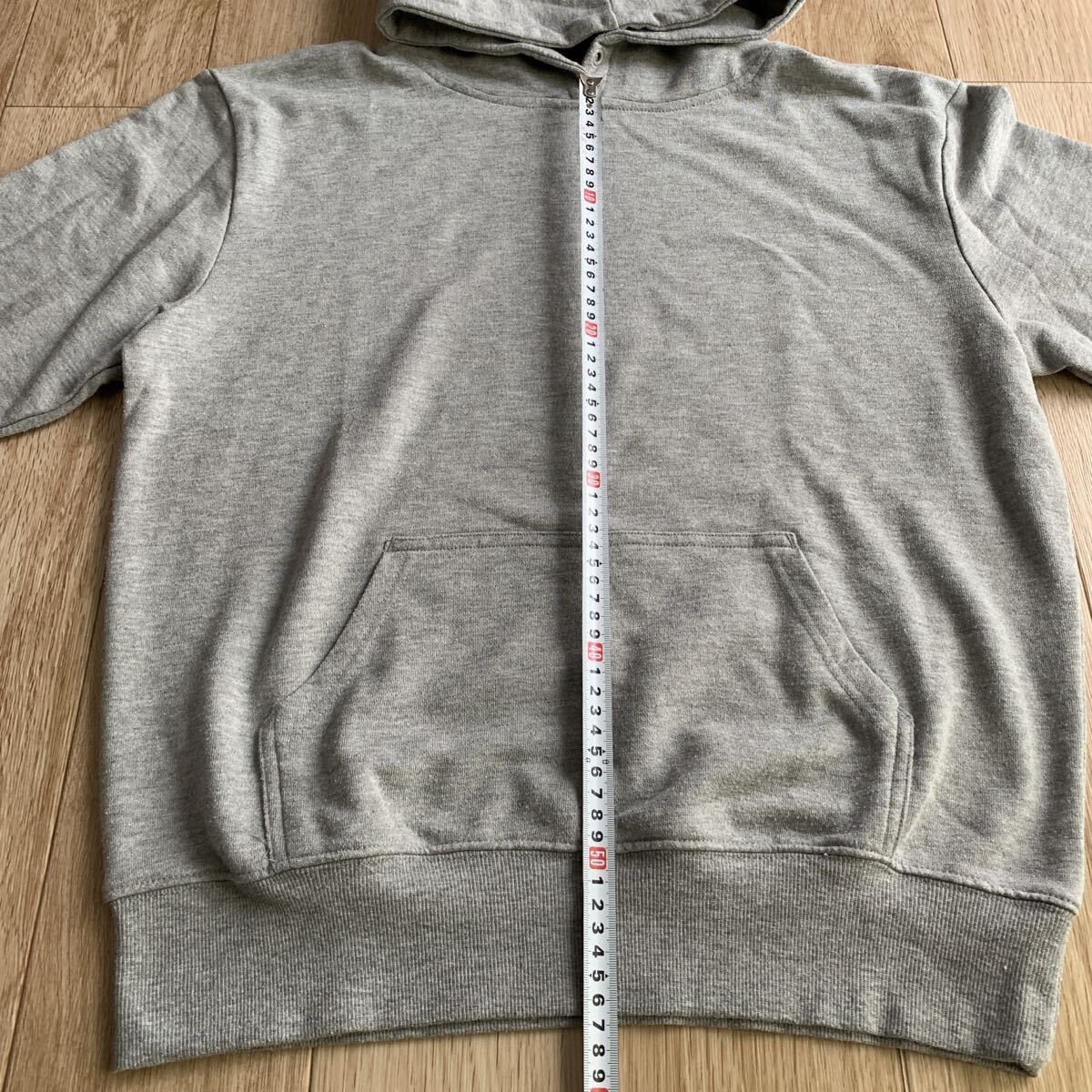 XTS エックスティーエス　スウェットパーカー　グレー　170cm_画像3