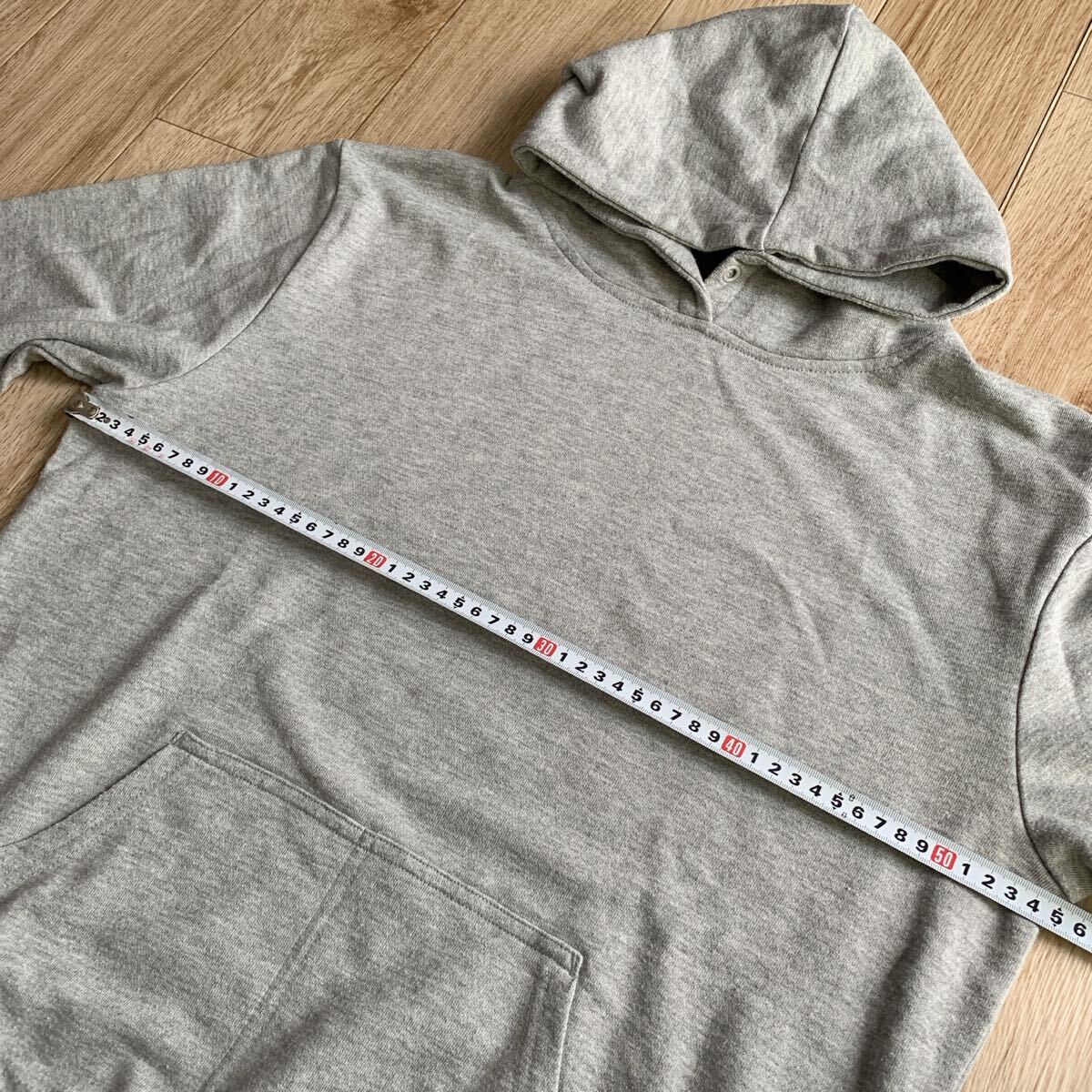 XTS エックスティーエス　スウェットパーカー　グレー　170cm_画像4